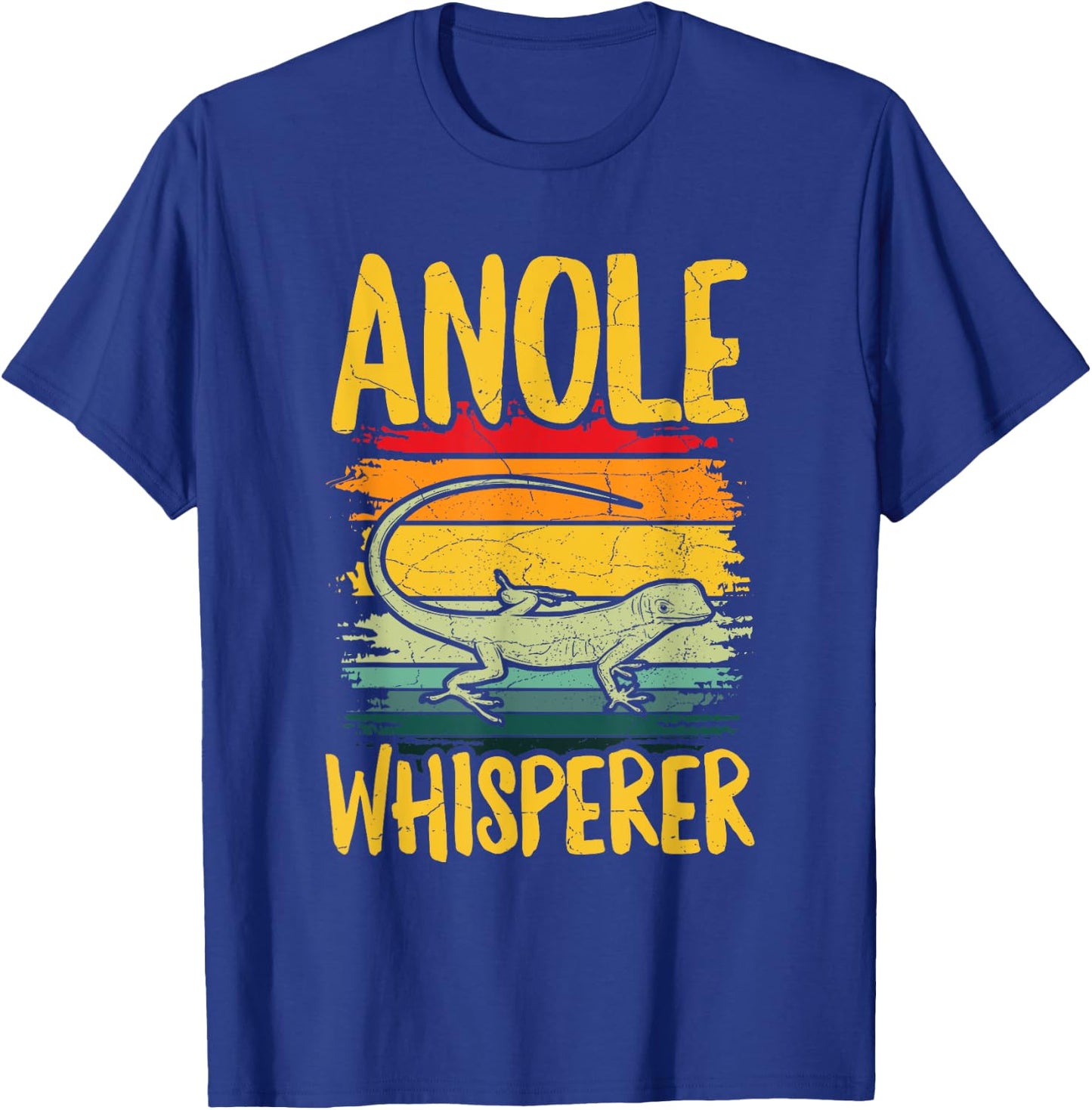 Anole Whisperer Quote for a Green Anole expert T-Shirt - T-Shirt | Royal
