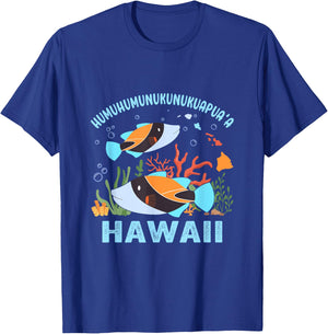 Humuhumunukunukuapua'a Hawaii Triggerfish Coral Reefs T-Shirt - T-Shirt | Royal