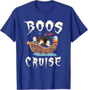 Halloween Party Wine Beer Drinking Boos Cruise T-Shirt - T-Shirt | Royal