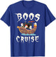 Halloween Party Wine Beer Drinking Boos Cruise T-Shirt - T-Shirt | Royal