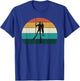 Retro Spearfishing Diver: Vintage Fisherman / Fishing Diving T-Shirt - T-Shirt | Royal