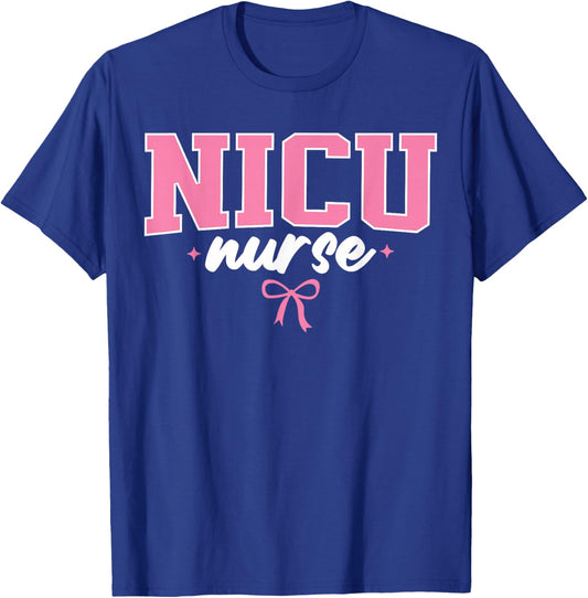 NICU Nurse Neonatal Intensive Care Unit Nursing T-Shirt - T-Shirt | Royal