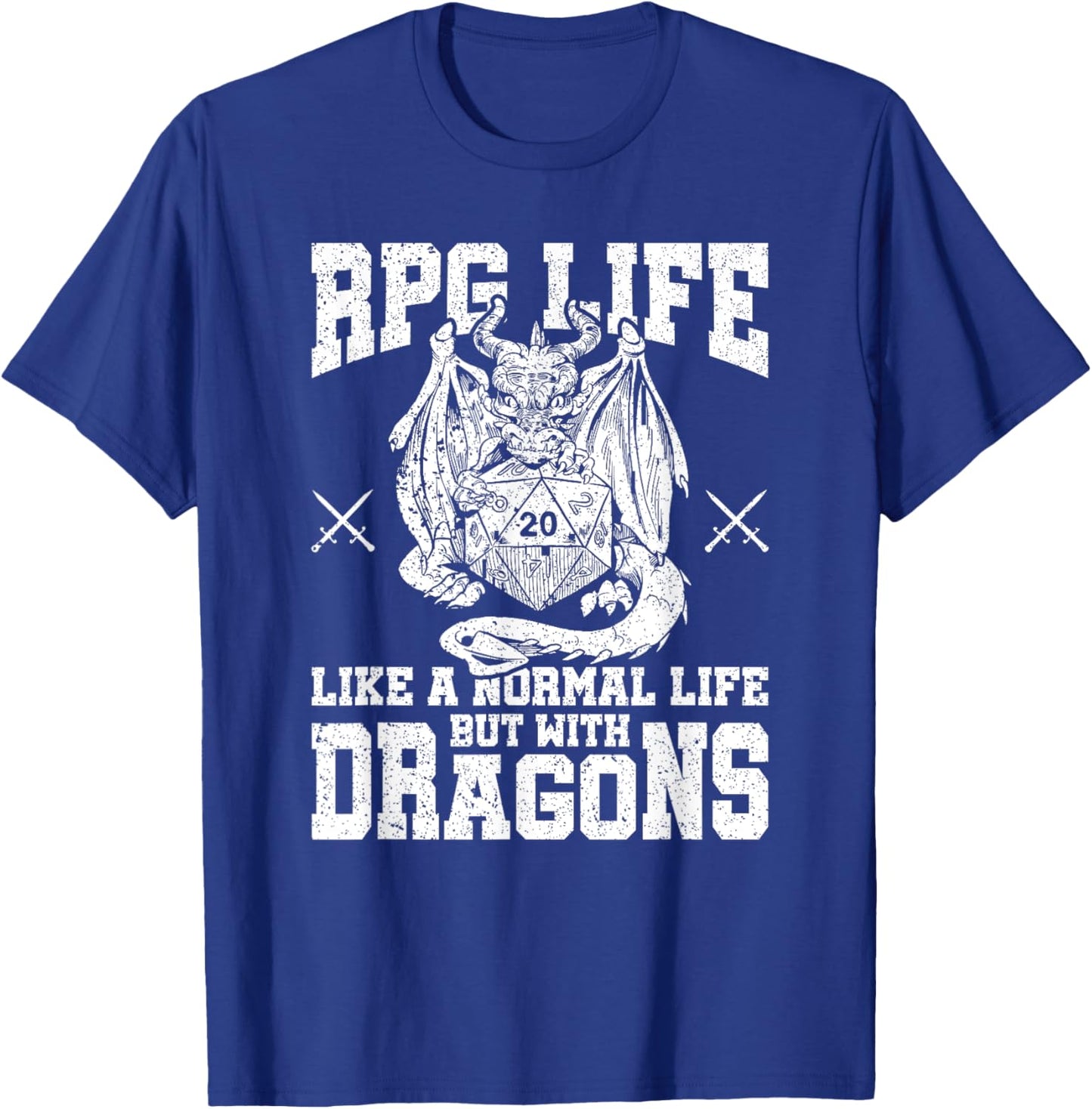 Funny RPG Life Definition Role Playing Tabletop RPG Gamer T-Shirt - T-Shirt | Royal