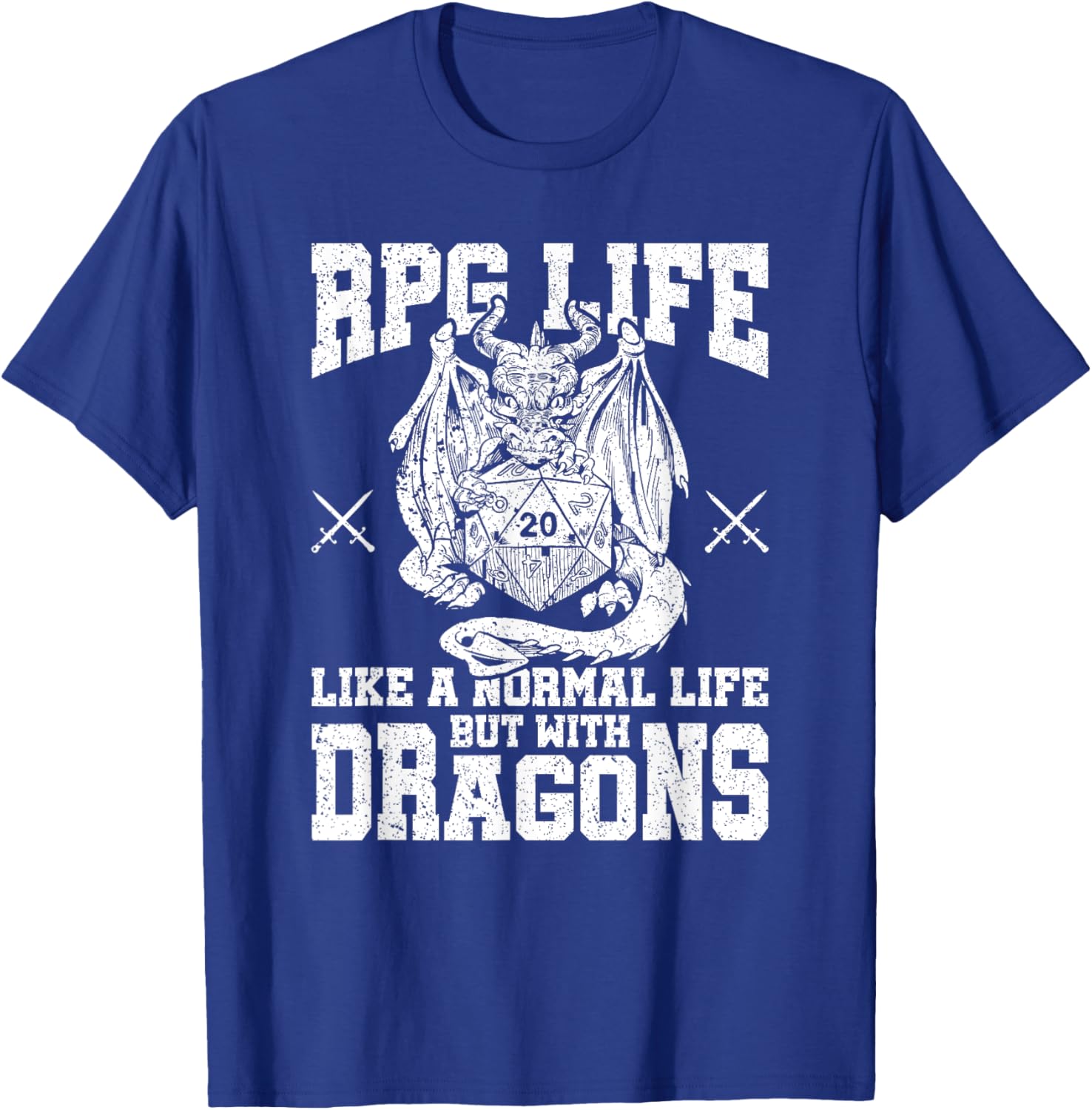 Funny RPG Life Definition Role Playing Tabletop RPG Gamer T-Shirt - T-Shirt | Royal
