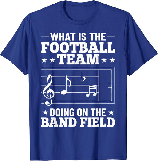 Music Teacher Marching Band Musician High School Bandmaster T-Shirt - T-Shirt | Royal
