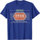 Vintage 1956, Retro 70th Birthday, 70 Years Old Birthday T-Shirt - T-Shirt | Royal