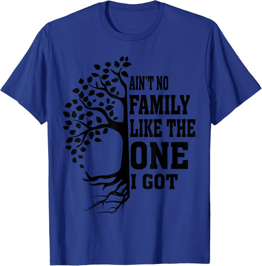 Ain't No Family Like The One I Got Funny Family Reunion T-Shirt - T-Shirt | Royal