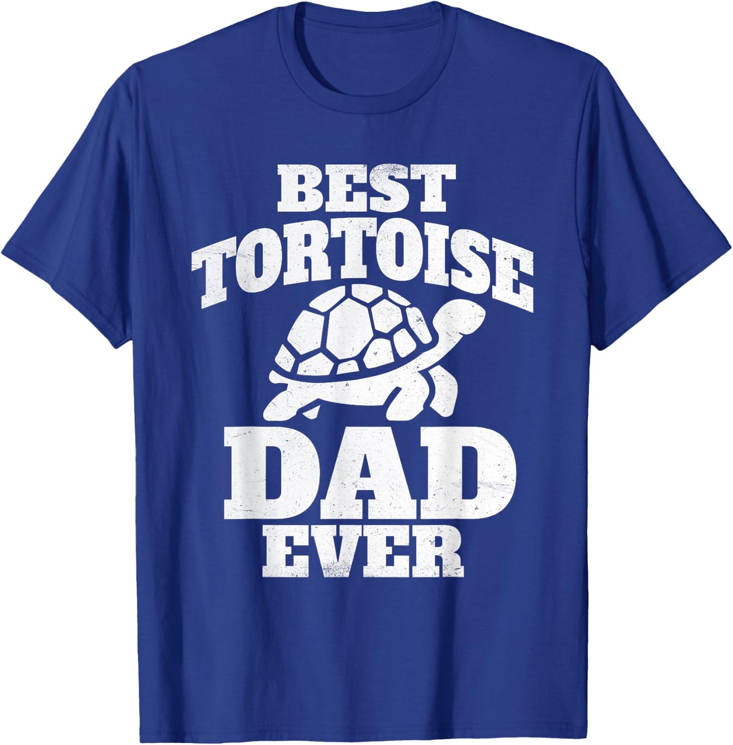 Best Tortoise Dad Ever - Ocean Animal Turtle Lover T-Shirt - T-Shirt | Royal