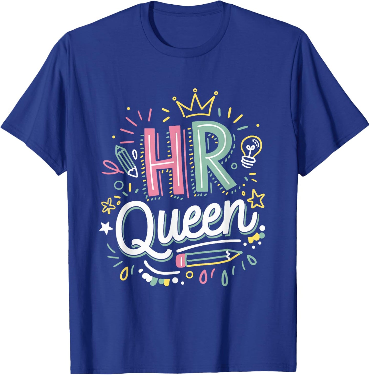 HR Queen for Human Resources Team T-Shirt - T-Shirt | Royal