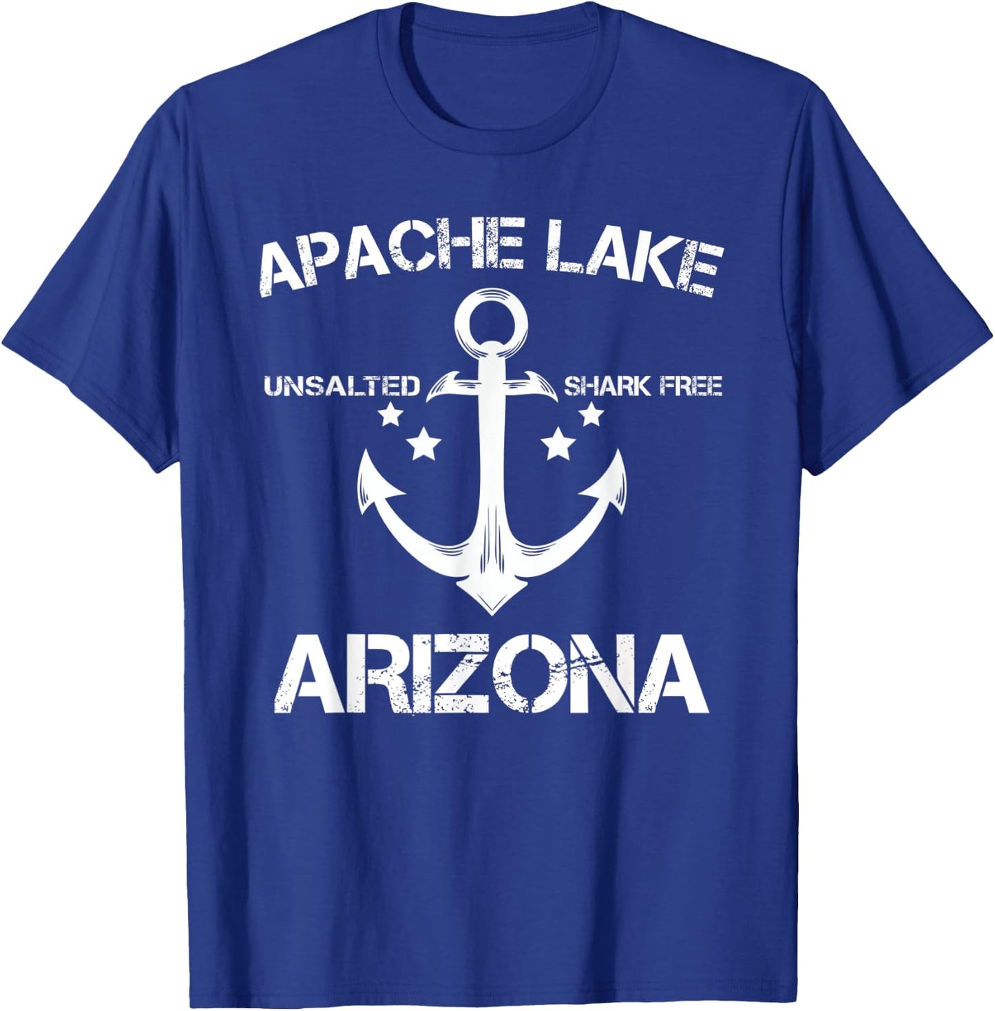 APACHE LAKE ARIZONA Funny Fishing Camping Summer Gift T-Shirt - T-Shirt | Royal