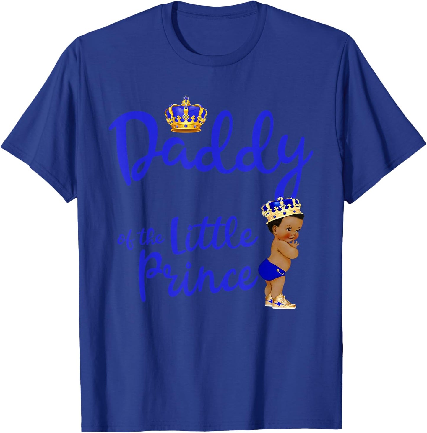 Best Birthday Clothes For Family Members - Daddy Of The Birthday Prince Boy Bday Party Idea - Black -Child Classic Fit Short Sleeve - Small T-Shirt - T-Shirt | Royal