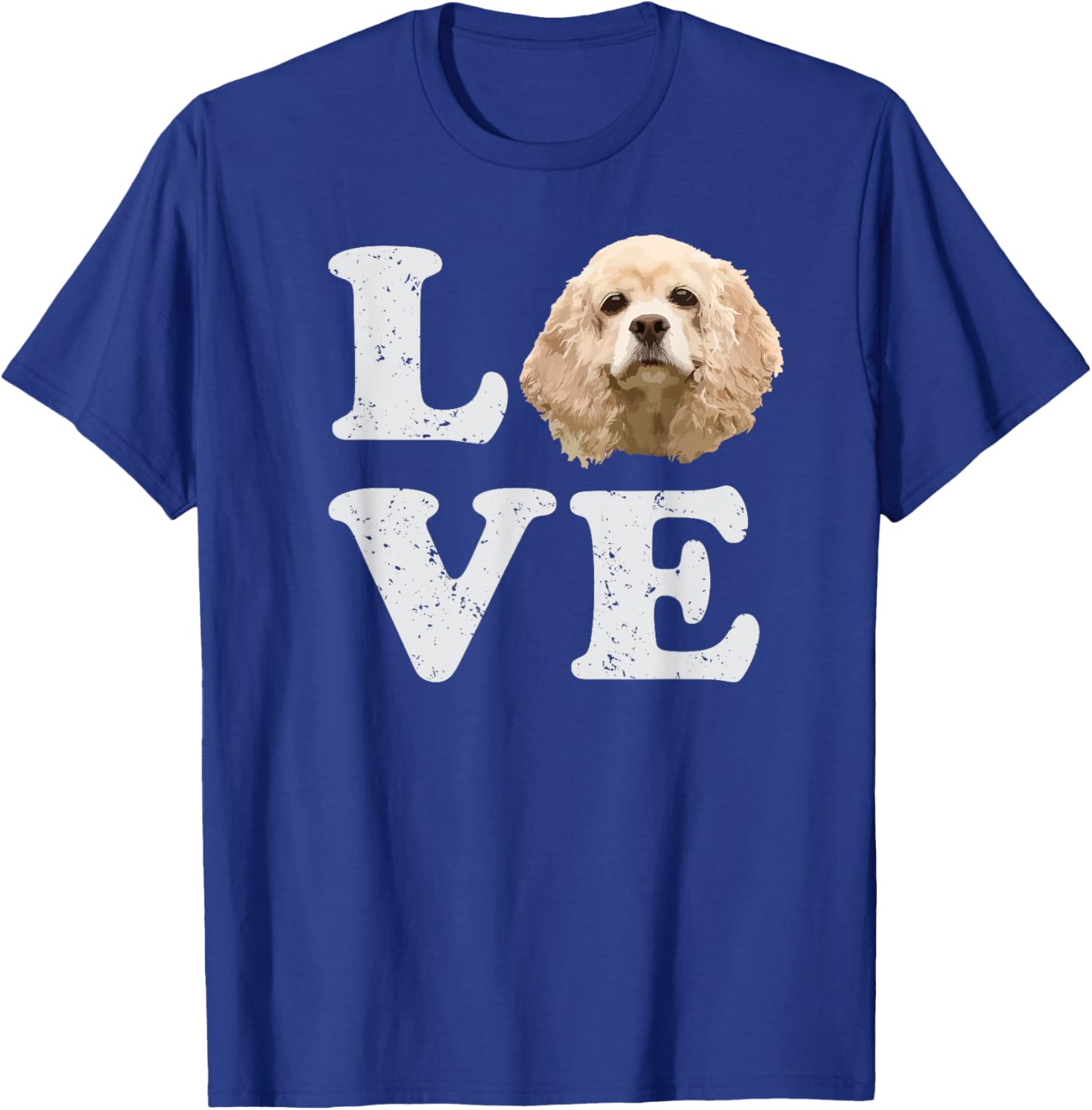 I Love My Cocker Spaniel | Puppy Dog Men Women Girls Kids T-Shirt - T-Shirt | Royal
