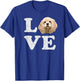 I Love My Cocker Spaniel | Puppy Dog Men Women Girls Kids T-Shirt - T-Shirt | Royal
