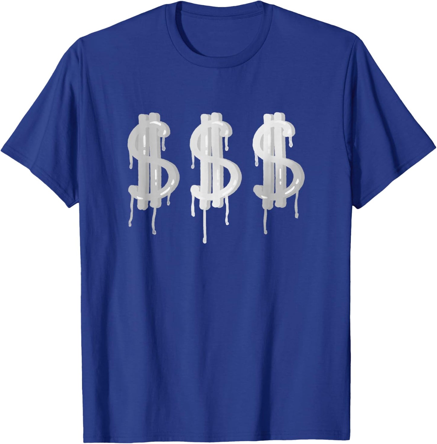Dollar Sign in Graffiti Sprayer Style T-Shirt - T-Shirt | Royal