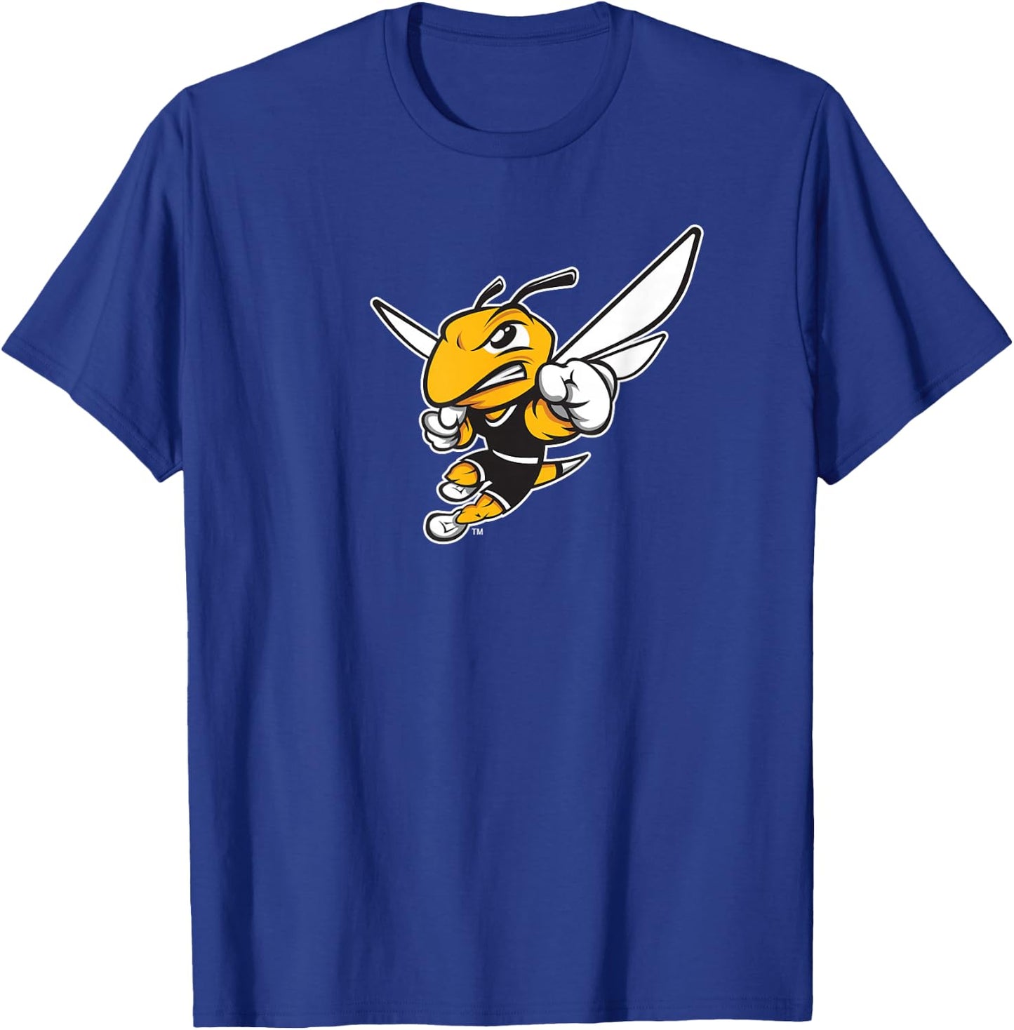 American International College AIC Yellow Jacket Fan T-Shirt - T-Shirt | Royal