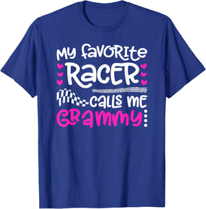 My Favorite Racer Calls Me Grammy Race Grammy Racing Grammy T-Shirt - T-Shirt | Royal