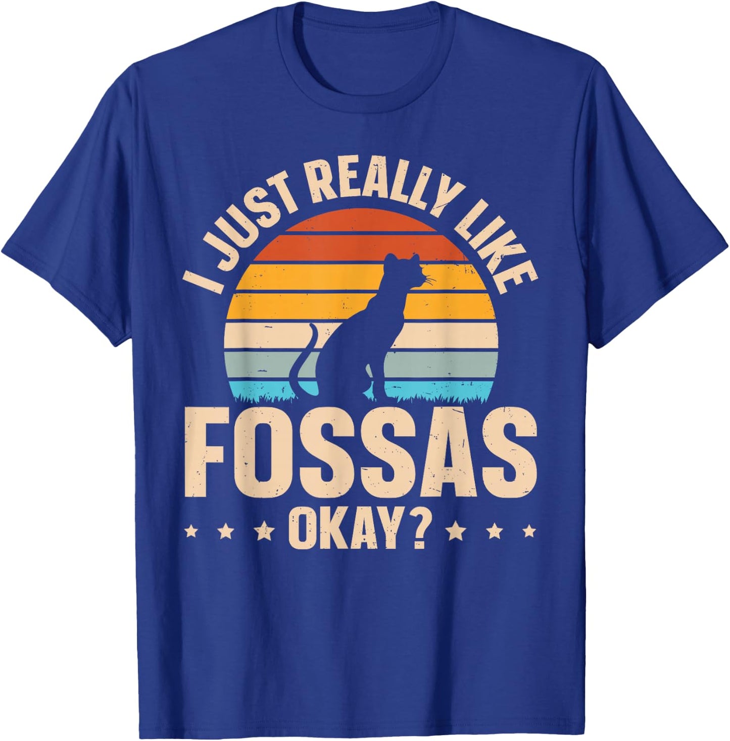 Fossa Madagascar Animal Design for a Fossa expert T-Shirt - T-Shirt | Royal