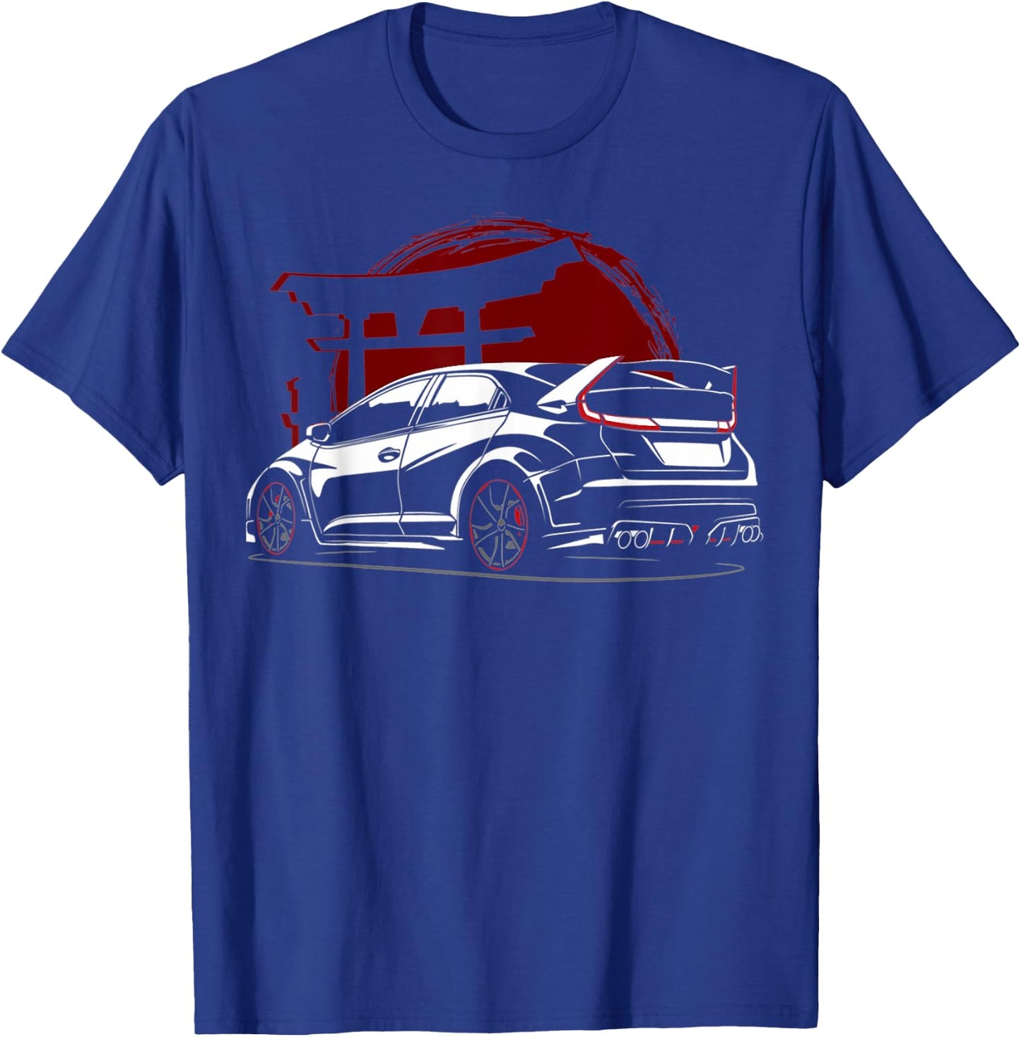 2015 Civic Type R EK Japanese Car T-Shirt - T-Shirt | Royal