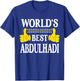 Abdulhadi Personal Name First Name World's Best Abdulhadi T-Shirt - T-Shirt | Royal