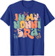 Retro Groovy In My Nonni Era Mother's Day T-Shirt - T-Shirt | Royal