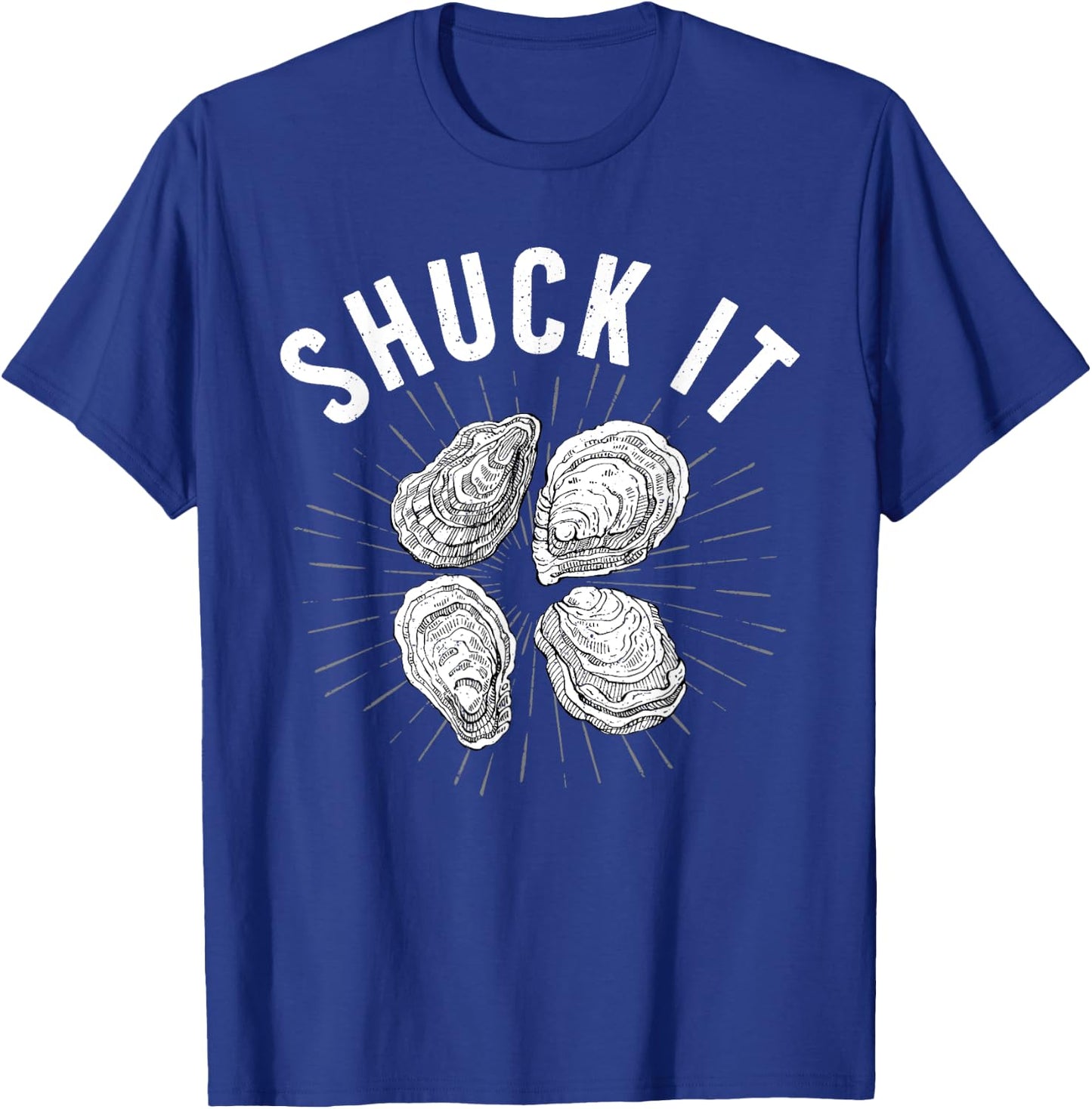 Cool Oyster Art Women Oyster Shucker Shuck Shucking T-Shirt - T-Shirt | Royal