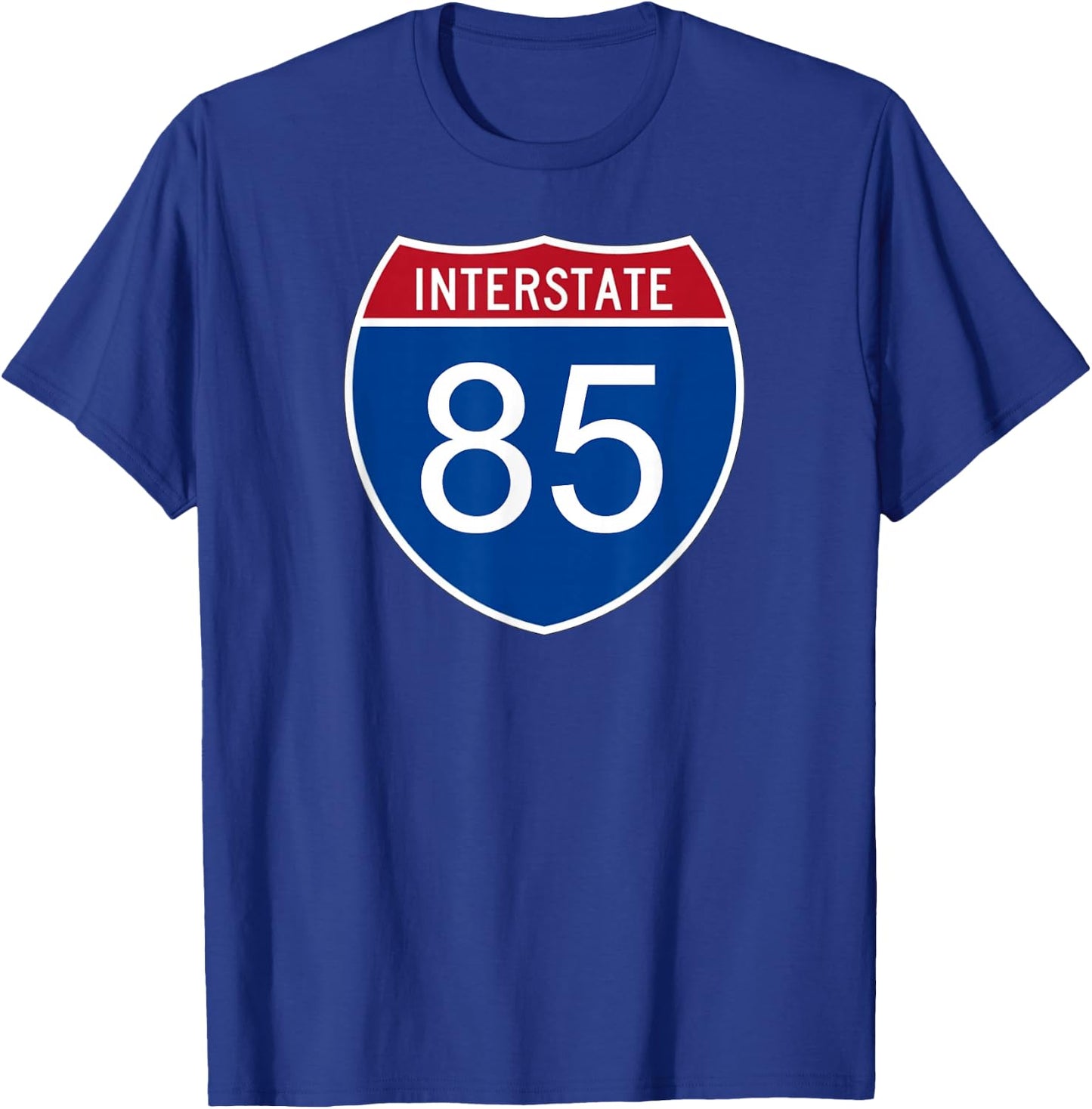 I-85 Interstate Road Trip Travel Souvenir - Interstate 85 T-Shirt - T-Shirt | Royal