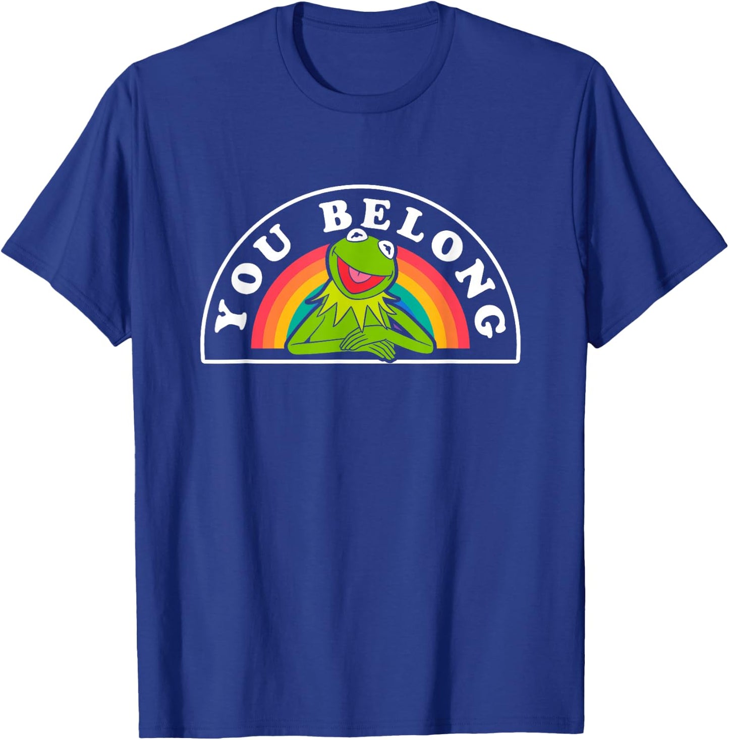Disney The Muppets Kermit You Belong Rainbow T-Shirt - T-Shirt | Royal