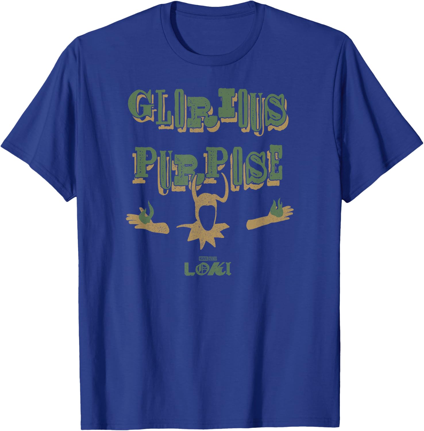 Marvel Loki Glorious Purpose T-Shirt - T-Shirt | Royal