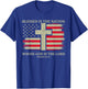 Blessed Is The Nation Whose God Is The Lord Psalm 33:12 T-Shirt - T-Shirt | Royal