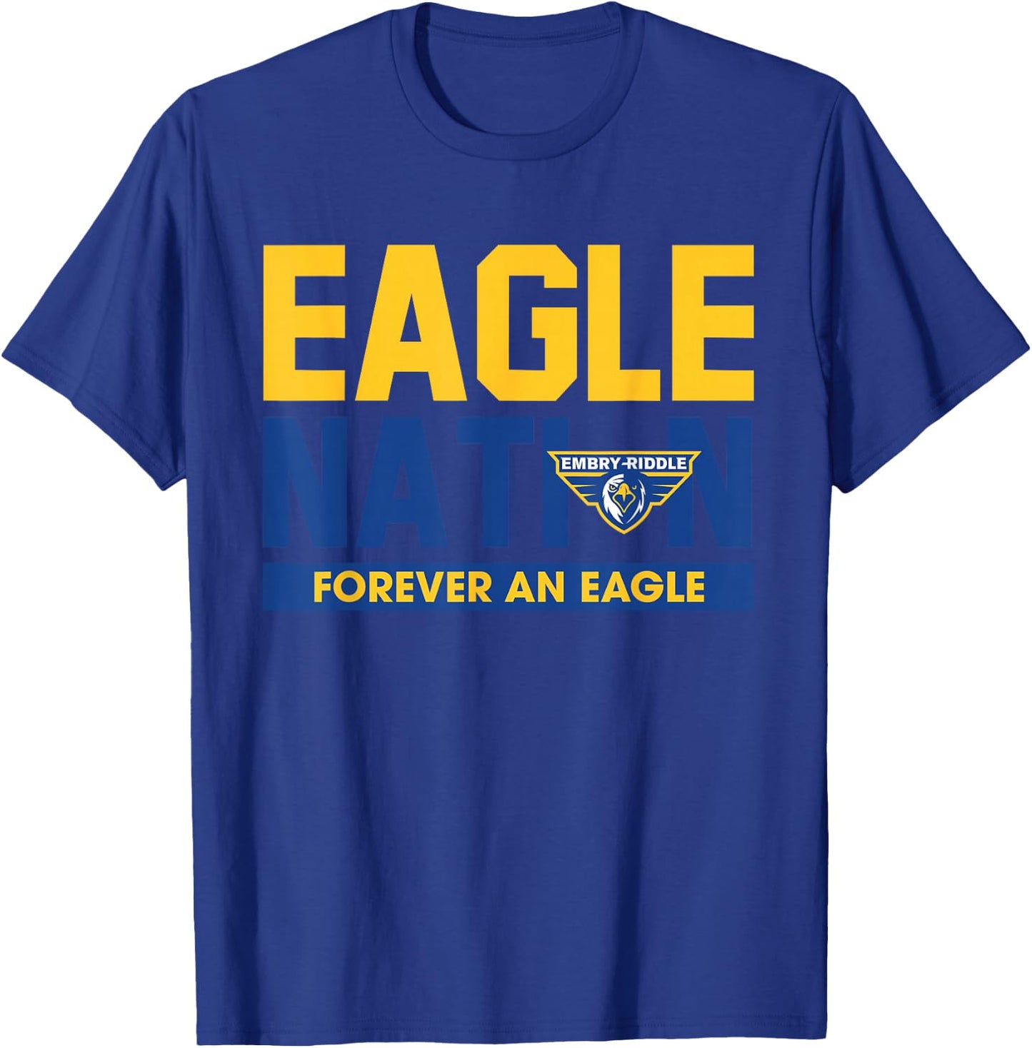 Embry Riddle Eagles | Official NCAA Merch | NCAFEMB04 T-Shirt - T-Shirt | Royal