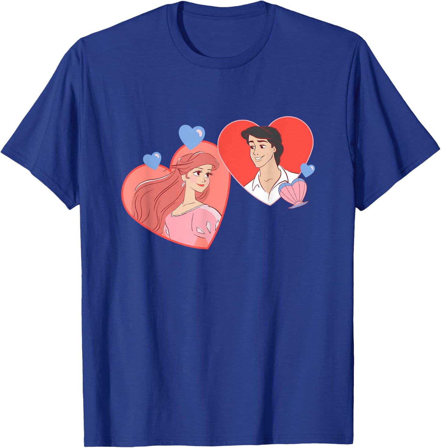 Disney The Little Mermaid Valentine's Day Ariel Prince Eric T-Shirt - T-Shirt | Royal