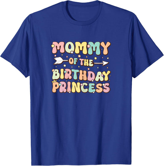 Mommy of the Birthday Princess Family Matching Birthday T-Shirt - T-Shirt | Royal