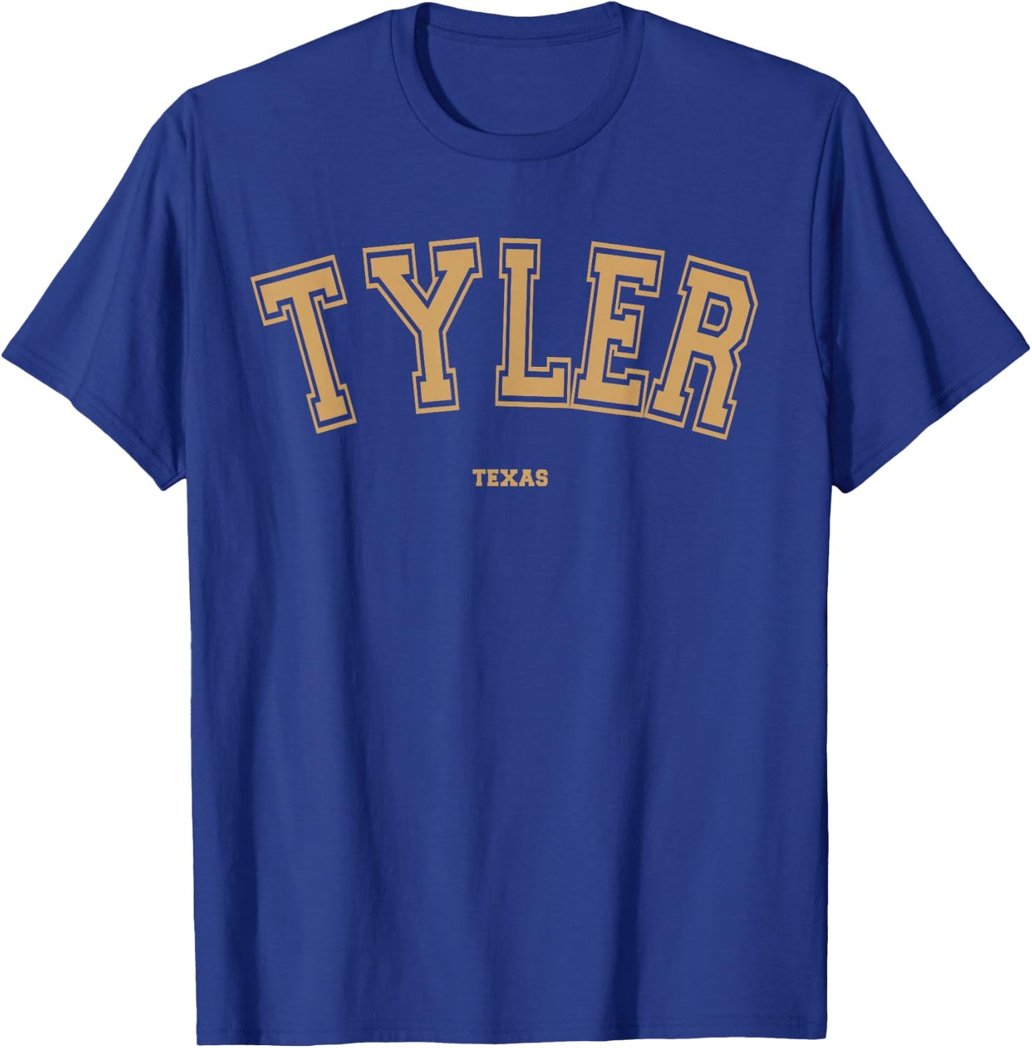 Tyler Sports College Style on Tyler T-Shirt - T-Shirt | Royal