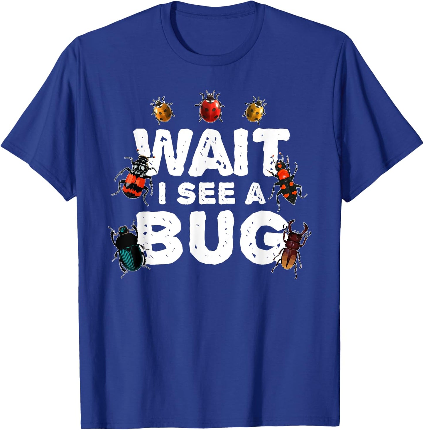 Funny Bug Women Insect Ladybug Science Entomologist T-Shirt - T-Shirt | Royal