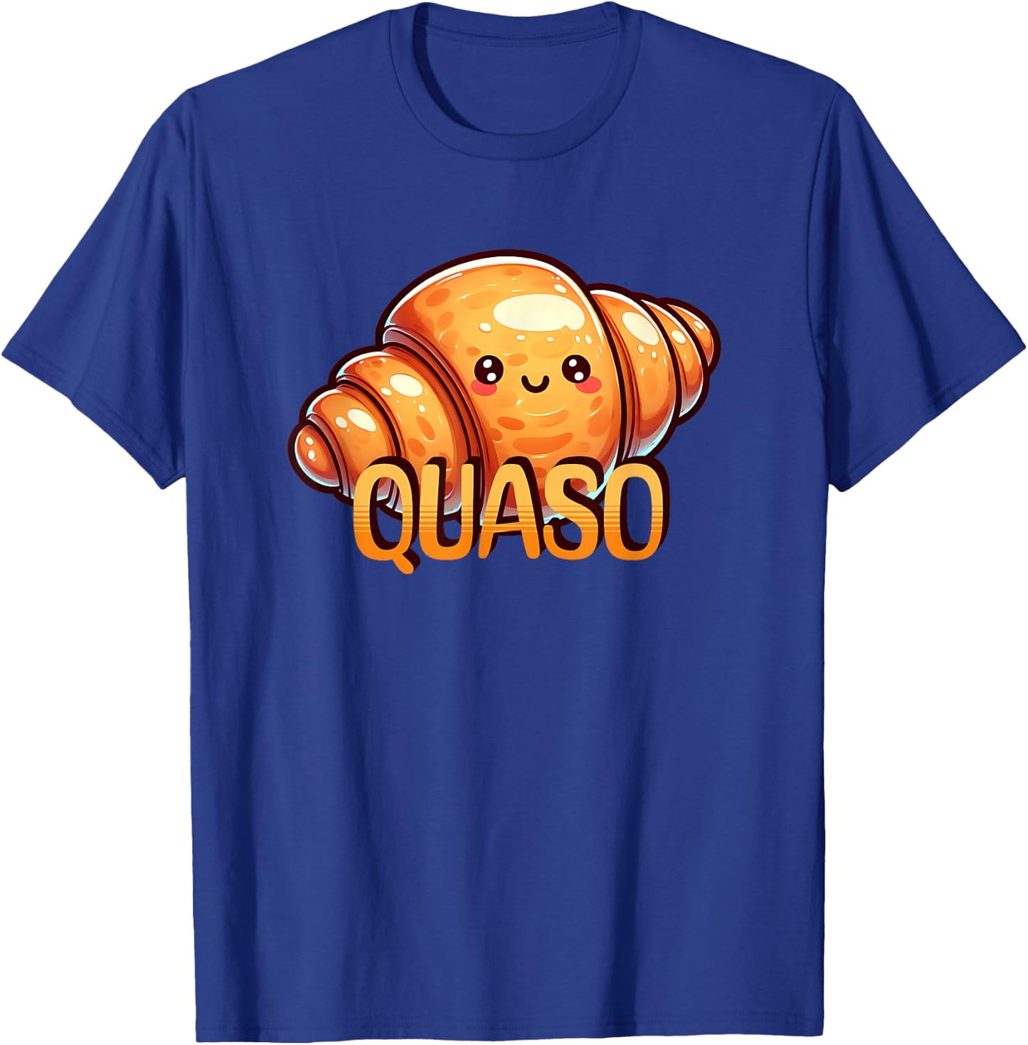 Croissant Kawaii Cute Quaso Meme T-Shirt - T-Shirt | Royal