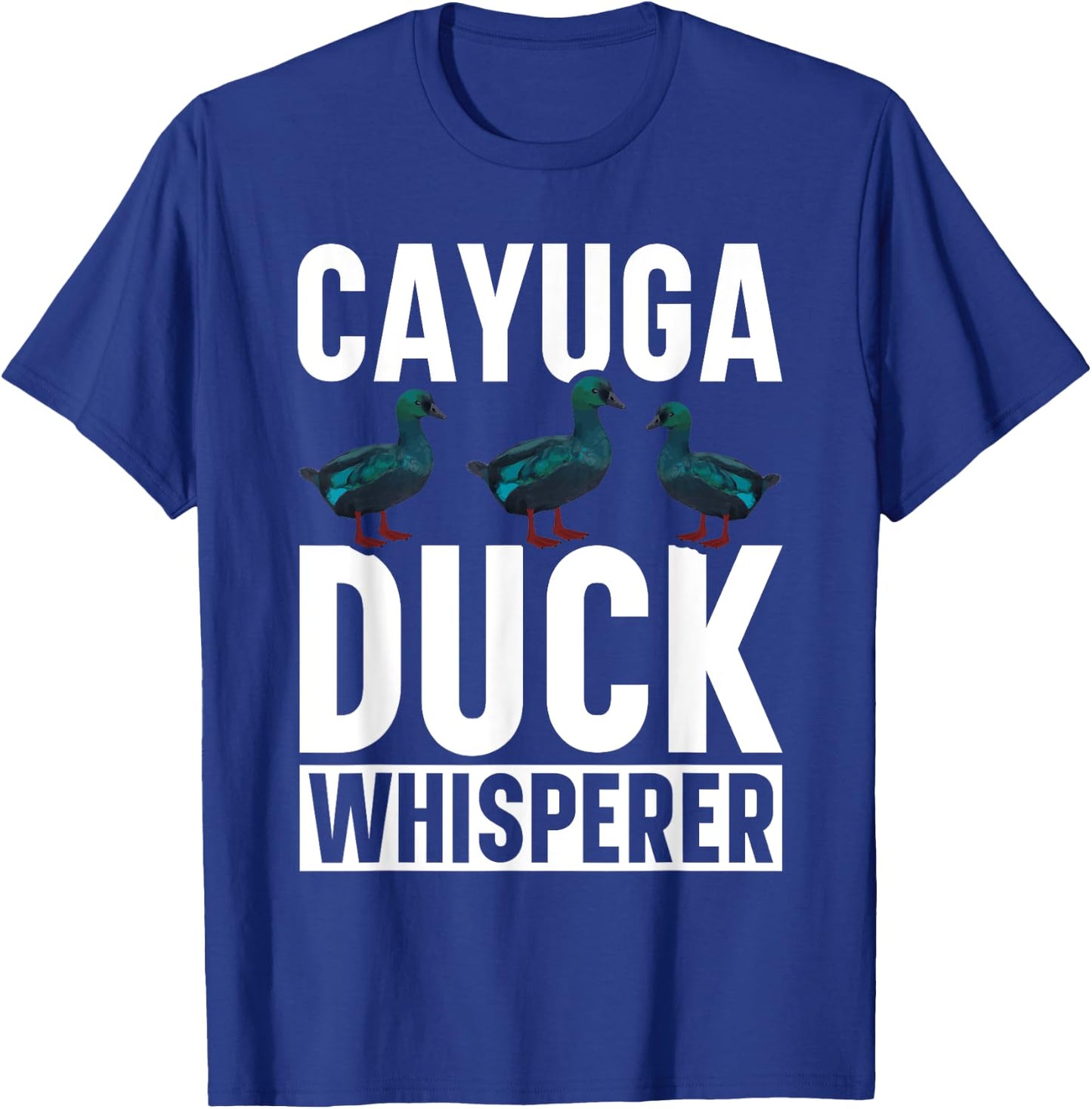 Cayuga Duck Stuffed Animal Plush Caygua Duck Lover Food T-Shirt - T-Shirt | Royal