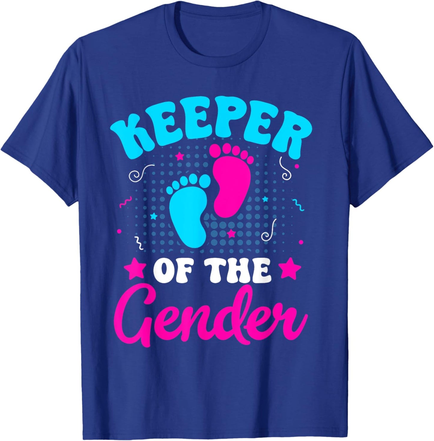 Keeper of the Gender Baby Reveal T-Shirt - T-Shirt | Royal