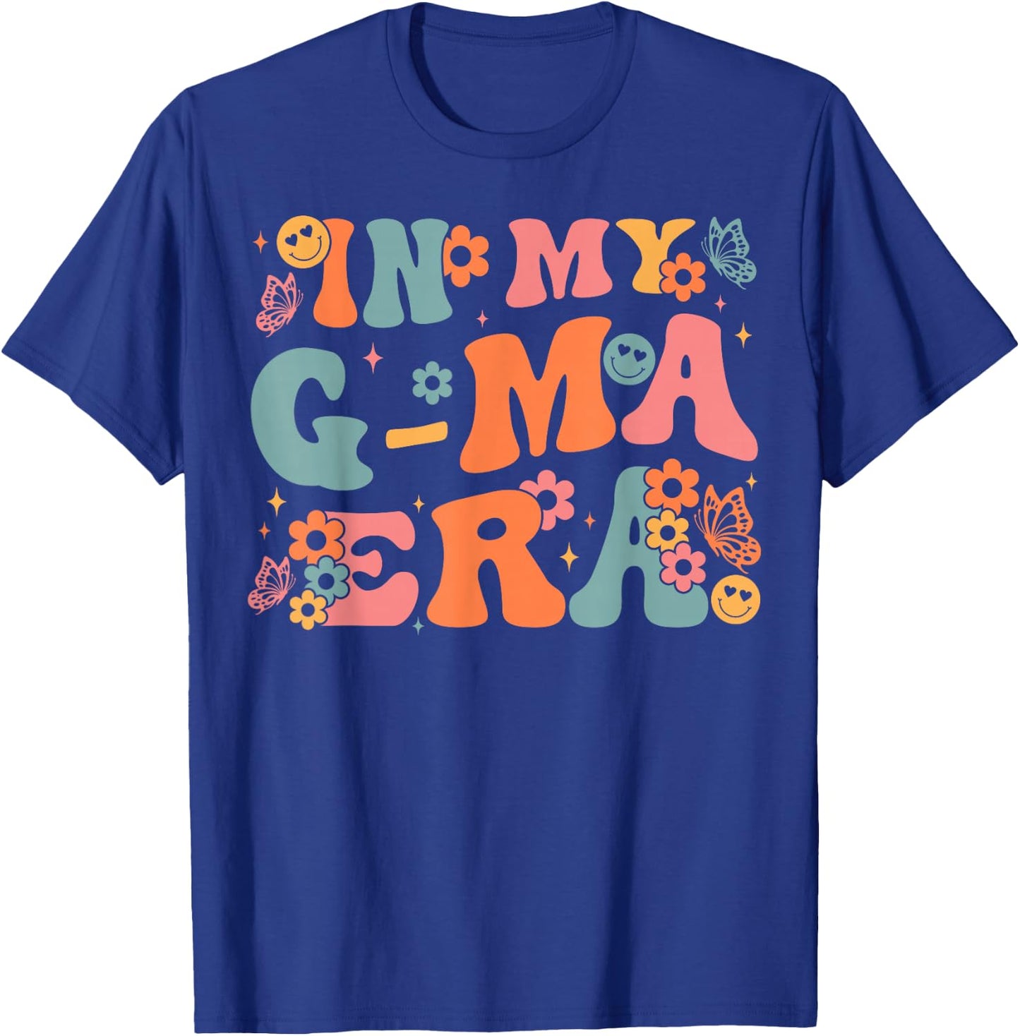 In My G-Ma Era Baby Announcement for Grandma Mother's Day T-Shirt - T-Shirt | Royal