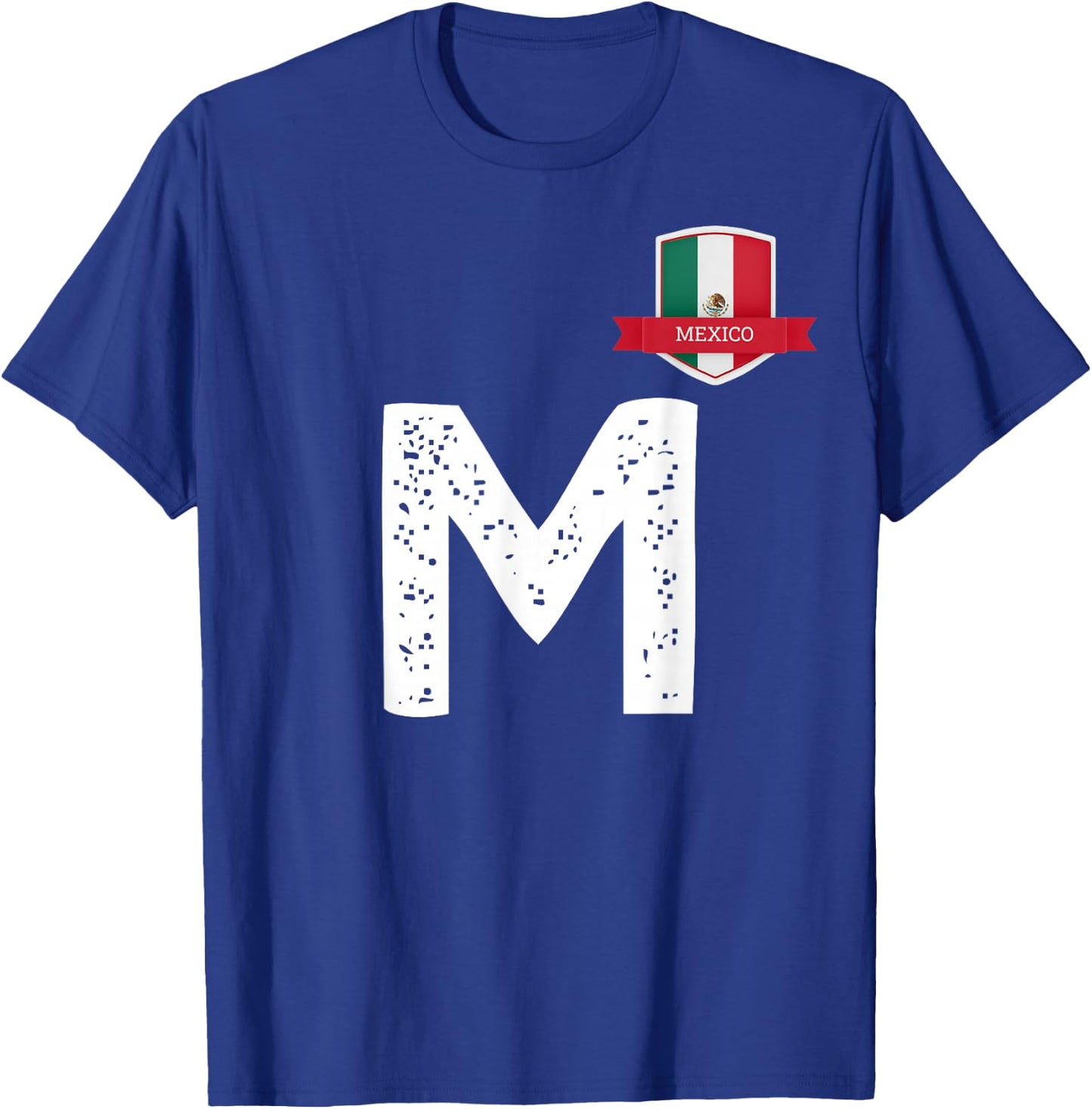 Mexico Human Flag M Mexican Mexico T-Shirt - T-Shirt | Royal