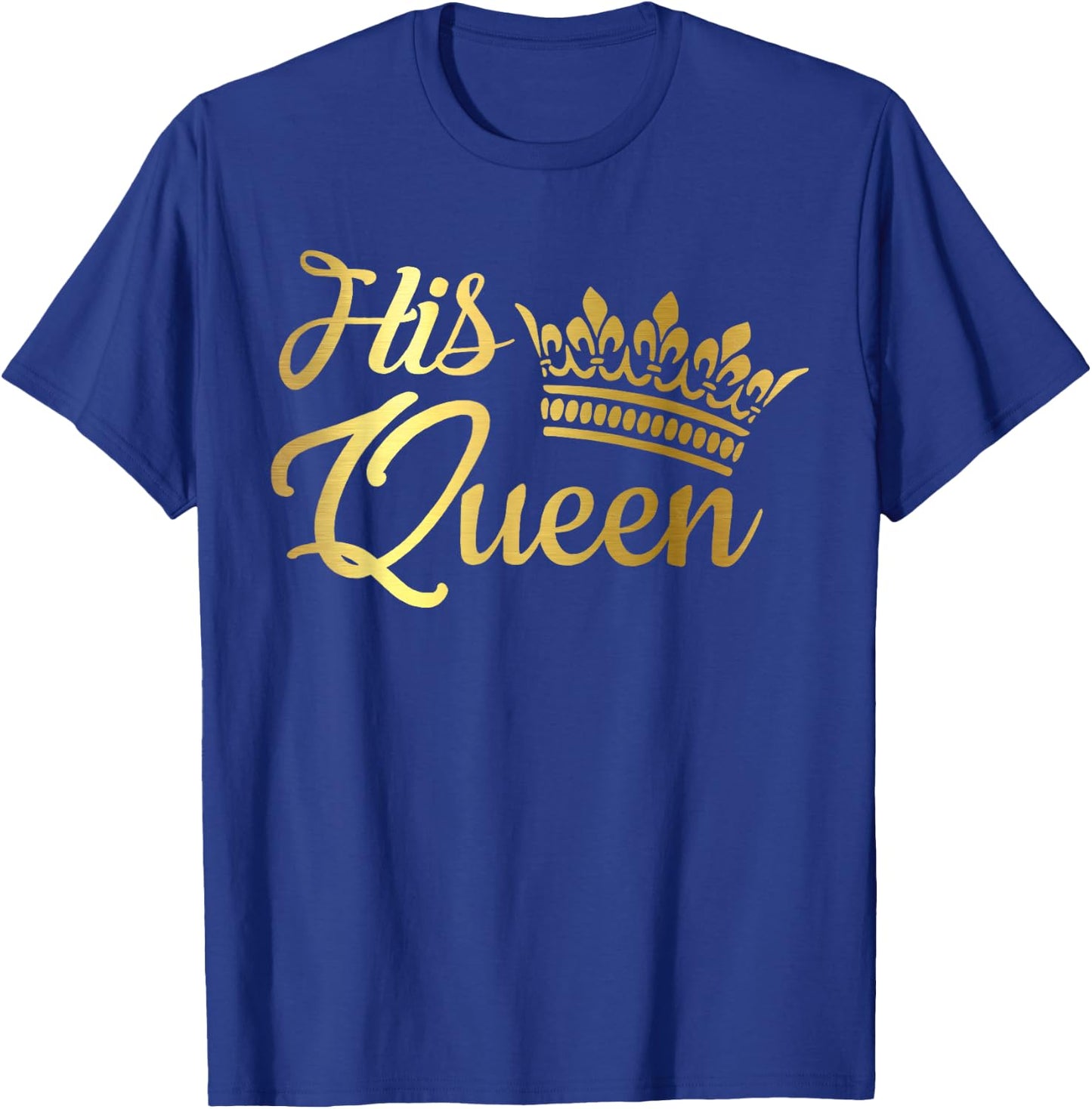 King Queen Wife Husband Boyfriend Girlfriend Matching Couple T-Shirt - T-Shirt | Royal