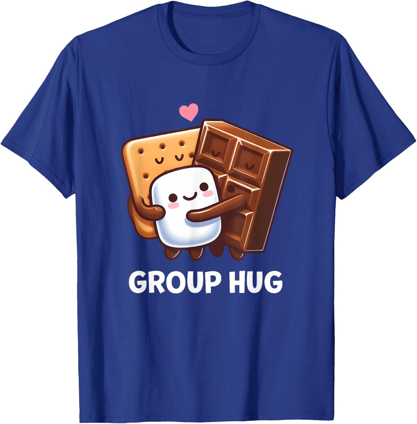 Funny Camping Smores Group Hug Shirt Cute S'mores T-Shirt - T-Shirt | Royal