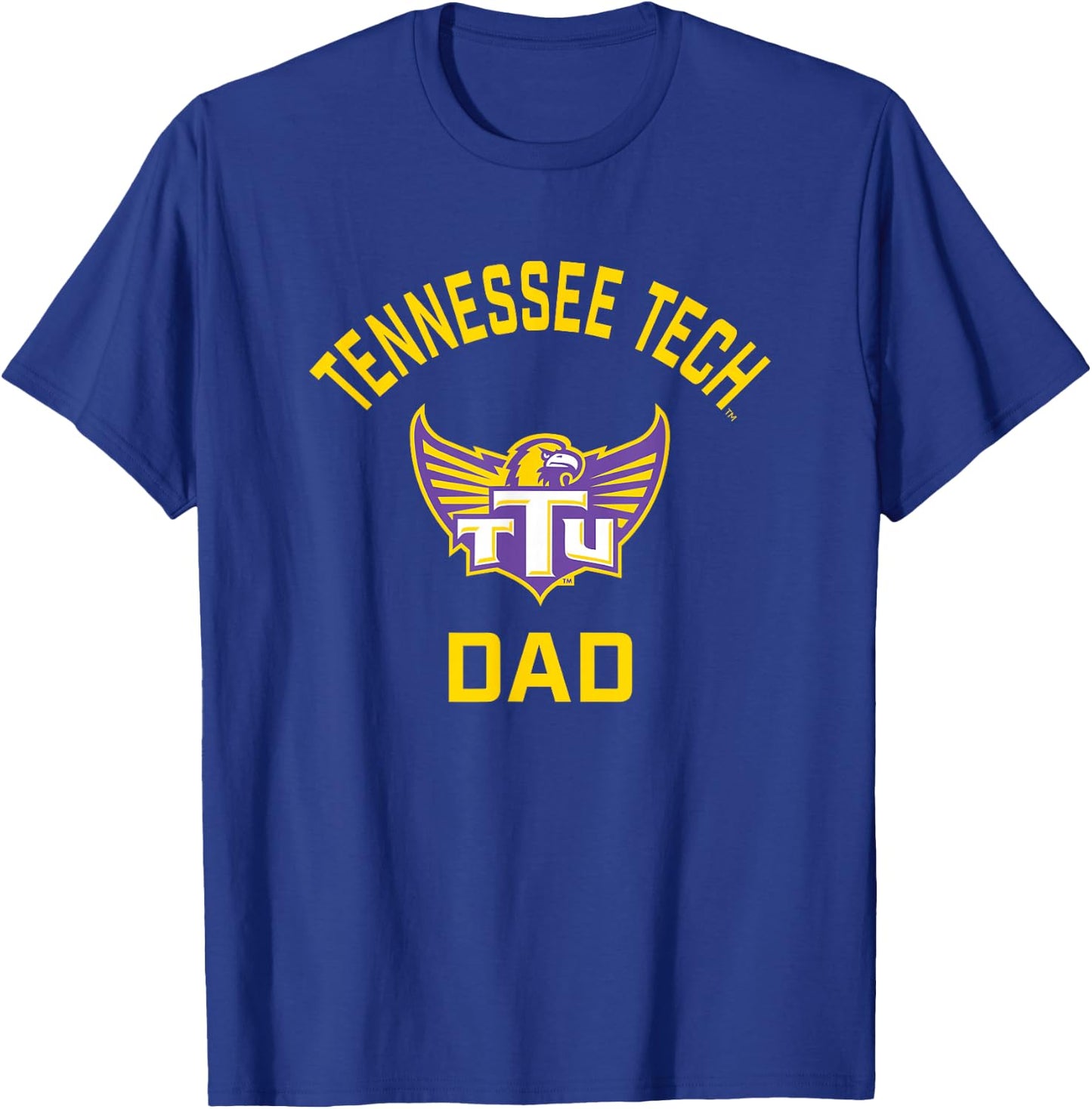 Tennessee Tech Golden Eagles Arched Dad T-Shirt - T-Shirt | Royal