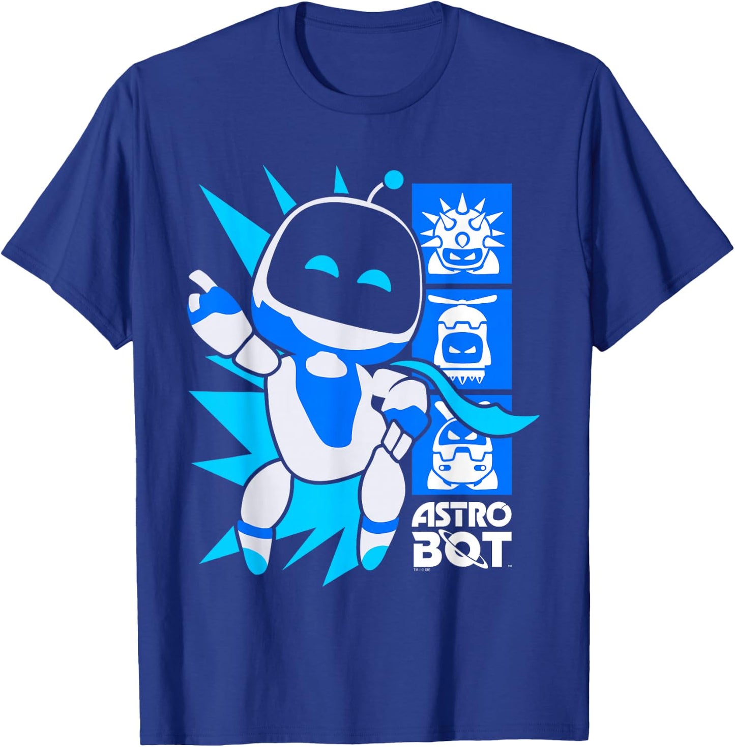 Astro Bot Rescue Mission Victory Pose Video Game T-Shirt - T-Shirt | Royal