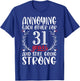 Annoying Each Other For 31 Years 31st Wedding Anniversary T-Shirt - T-Shirt | Royal
