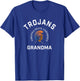 Virginia State University VSU Trojans Arched Grandma T-Shirt - T-Shirt | Royal