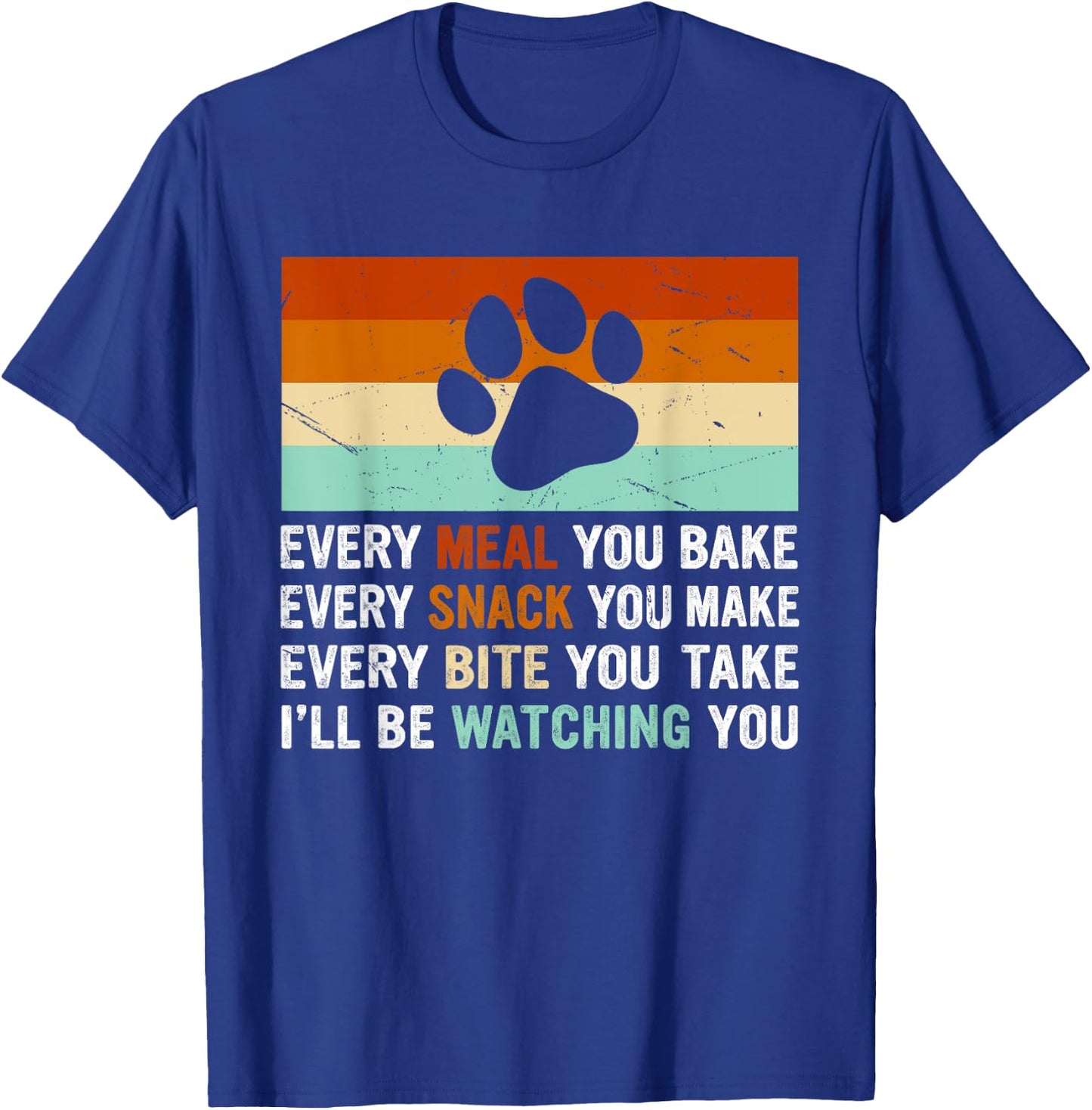 Retro Dog, Dog Owner, Dog Humor, Dog Lover - Funny Dog T-Shirt - T-Shirt | Royal