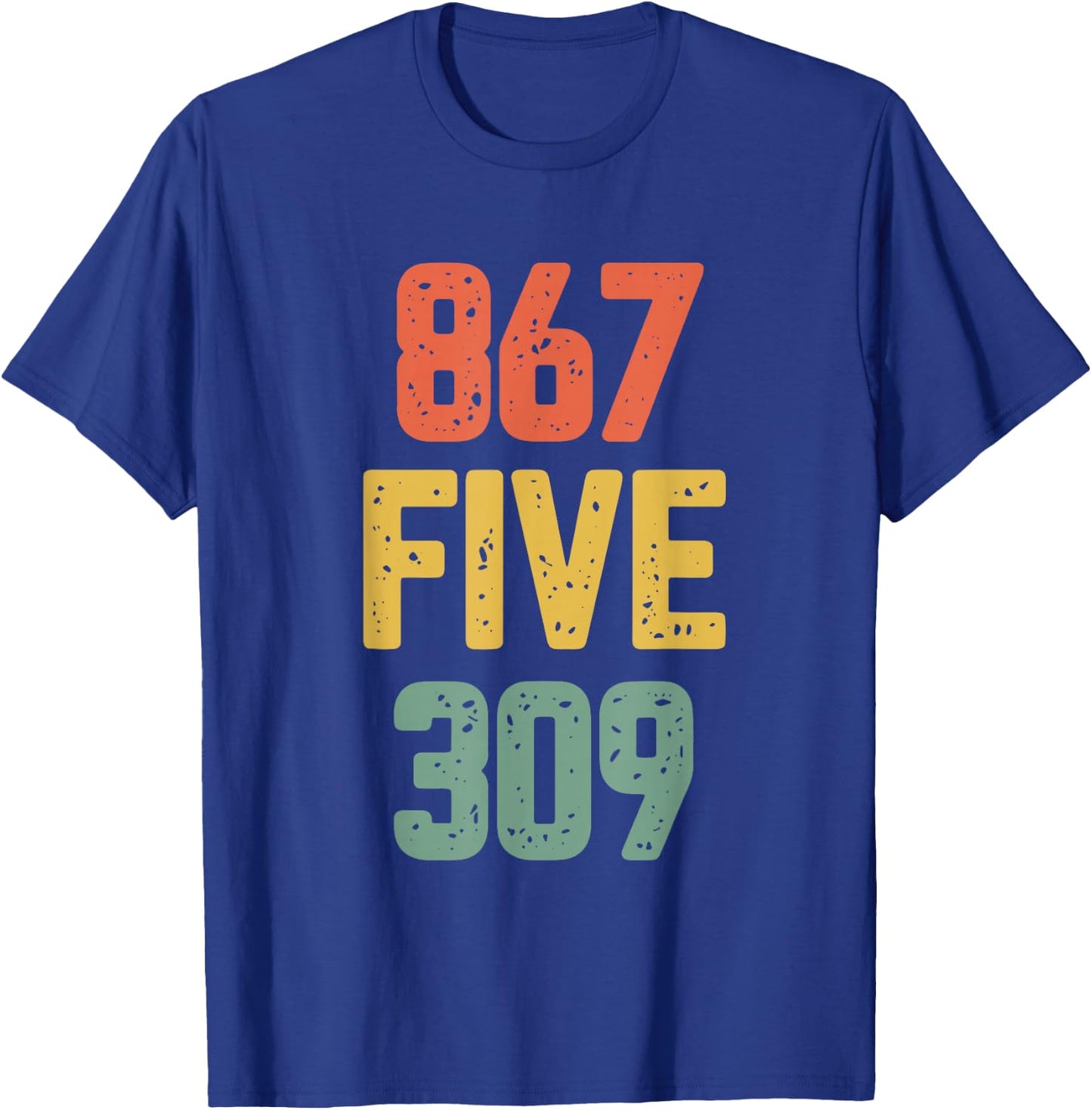 8675309 Nostalgic Funny 80s Retro Music Shirt T-Shirt - T-Shirt | Royal