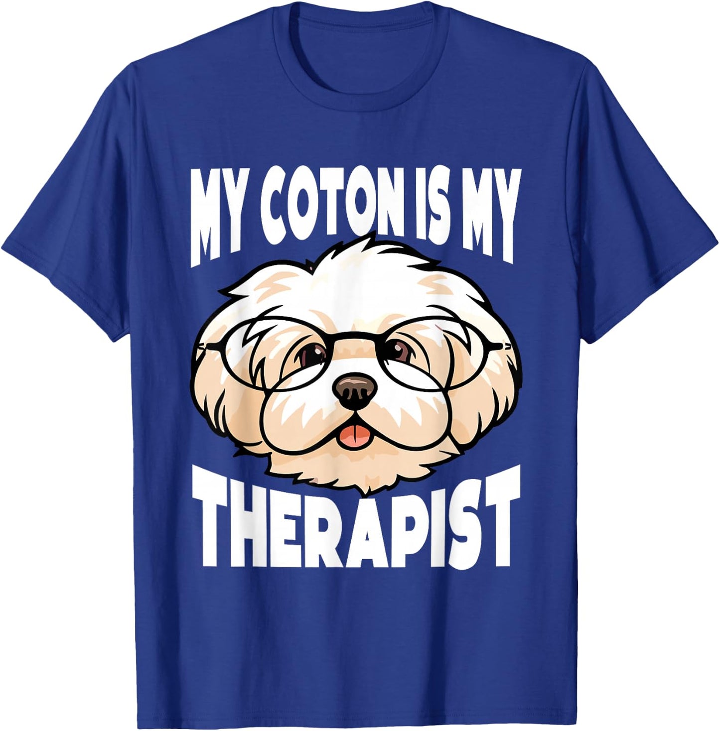 Coton De Tulear Owner Funny Dog Lover Coton De Tulear T-Shirt - T-Shirt | Royal
