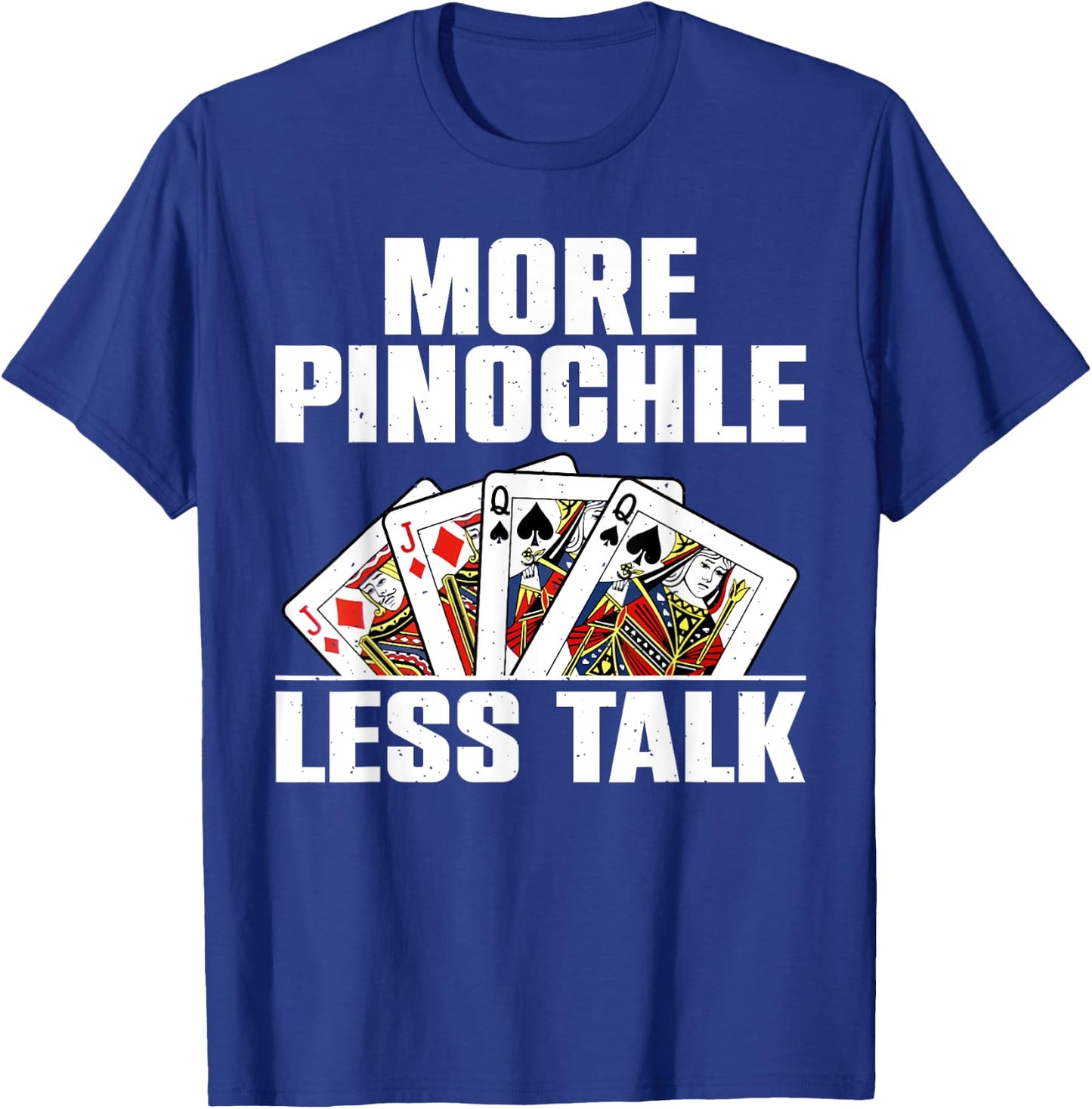 Funny Pinochle Design Women Card Game Pinochle Lover T-Shirt - T-Shirt | Royal