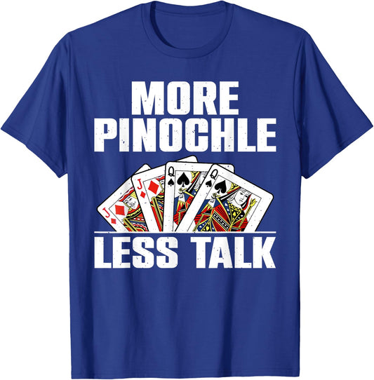 Funny Pinochle Design Women Card Game Pinochle Lover T-Shirt - T-Shirt | Royal